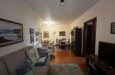 Apartamento á venda com 2 dormitórios 1 vaga demarcada no marapé, em santos