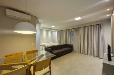 Apartamento studio para alugar mobiliado no gonzaga em santos