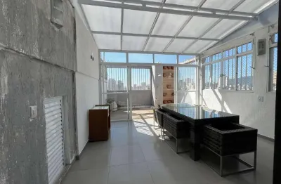 Cobertura com 4 quartos com piscina e churrasqueira à venda na aparecida em santos