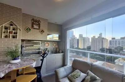 Apartamento com 3 suites à venda no gonzaga, 2 vagas demarcadas