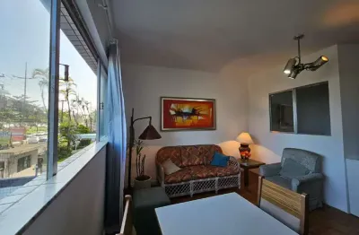 Apartamento frente mar com 2 quartos para alugar no embaré em santos