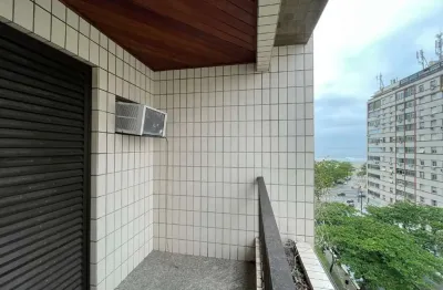 Apartamento à venda em santos 3 dormitórios no gonzaga meia quadra da praia