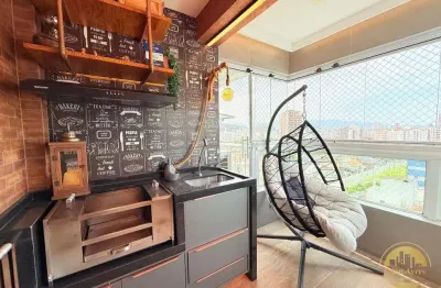 Apartamento à venda, 2 quartos, 1 suíte, 1 vaga, josé menino - santos/sp