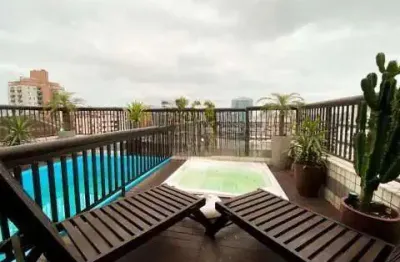 Cobertura com 5 quartos para alugar na Rua Professor Torres Homem, 675, Embaré, Santos