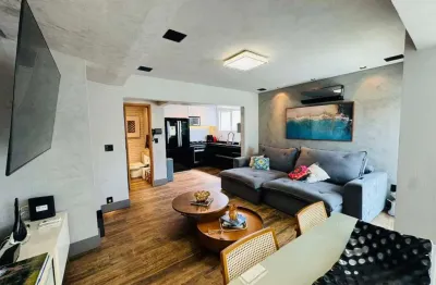 Apartamento residencial de 135 m² com 2 suítes e 2 vagas — Vila Belmiro, Santos (Frente)