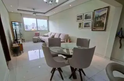 3 quartos reformado no gonzaga 111m² 1 suíte 1 vaga demarcada