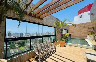 Cobertura residencial à venda em Boqueirão, Santos – exclusividade com vista e conforto