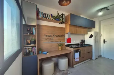 Studio de luxo para locação na pompéia, são paulo-sp: 1 quarto, 1 banheiro, 24m² - não perca essa oportunidade!