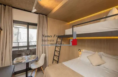 Studio de luxo em condomínio - venda em sp - perdizes - 1 quarto, 1 suíte, 1 sala, 1 banheiro, 1 vaga - 25m²