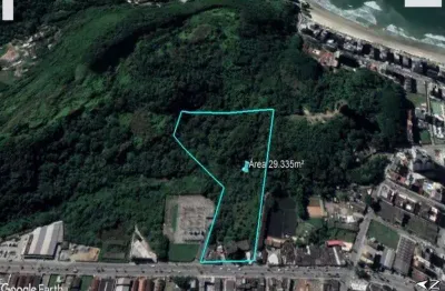 Guarujá - astúrias - terreno 29.335,61m² com projeto aprovado residencial