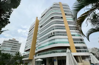 Apartamento pé na areia com quadra de tênis à venda na riviera de são lourenço - bertioga