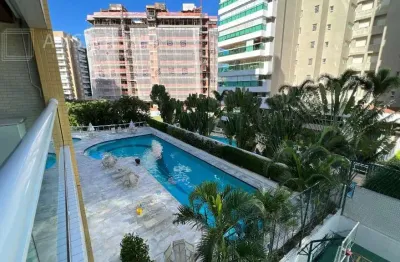 Apartamento pe na areia recuado com 4 dormitórios na riviera.