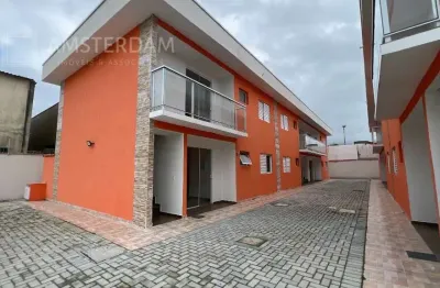 Apartamento novo terreo, com 2 dormitórios e suite no maitinga.