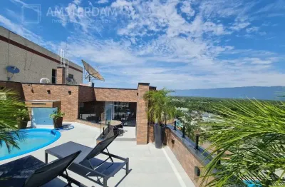 Cobertura de alto padrão na riviera bertioga-sp: 5 quartos, 3 suítes, 3 salas, 4 banheiros, 2 vagas, 340,20 m².
