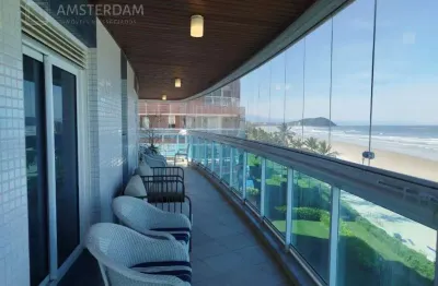 Apartamento frontal ao mar à venda no M2 na Riviera, 3 suítes, 3 vagas, 203,00 m² .