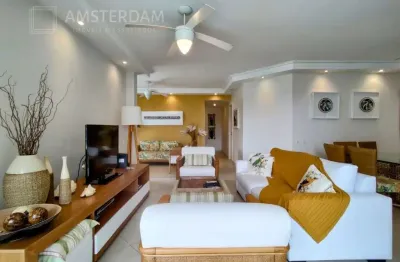 Apartamento pé na areia com 04 dormitórios a venda na riviera, módulo 02