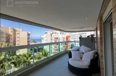 Apartamento de luxo na riviera bertioga/sp: 3 quartos, 2 suítes, 2 salas, 3 banheiros, 2 vagas de garagem e 139m²!