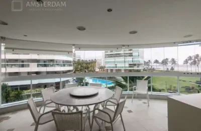 Locação anual no módulo 7 - apartamento de alto padrão na riviera: 4 suítes, 6 banheiros, 4 vagas, 200m²