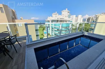 Cobertura de luxo à venda em bertioga-sp, no bairro riviera, 4 quartos, 2 suítes, 2 salas, 3 banheiros, 3 vagas de garagem.