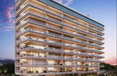 Cobertura nova de luxo à venda na riviera: 4 suítes, 3 vagas - 274,43m²