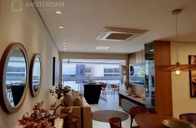 Riviera, apartamento de alto padrão em clube compartilhado, 3 suítes