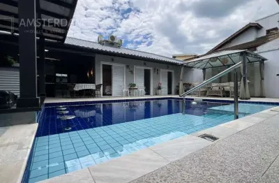 Casa de luxo em condomínio à venda em bertioga/sp, 6 suítes, 3 salas, 8 banheiros, 4 vagas de garagem, 252m².