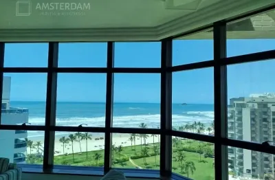 Cobertura à venda no módulo 7 com vista para o mar, 527,51m², 5 suítes na riviera