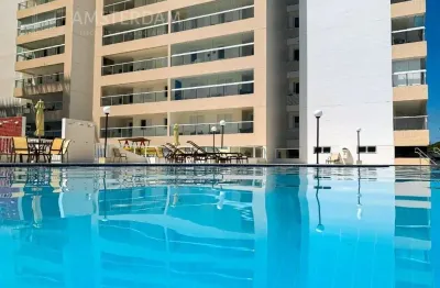 Apartamento com vista ao mar,  climatizado, para locação anual no Centro de Bertioga, a 400m do mar, 2 quartos, sendo 1 suíte, 80m², 1 vaga coberta.