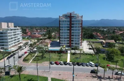 Apartamento com 3 dormitórios frente ao mar com varanda gourmet ampla no litoral norte sp bertioga