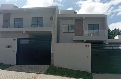 Casa com 3 quartos à venda na rua piquiri, 671, iguaçu, araucária, 130 m2 por r$ 714.417