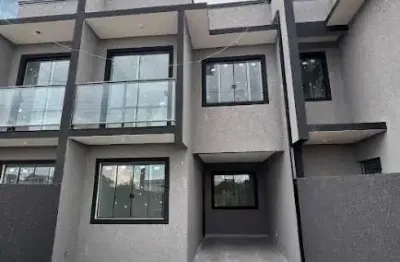Casa com 3 quartos à venda na rua iracema gonsalves carvalho, 1771, campo de santana, curitiba, 60 m2 por r$ 329.000
