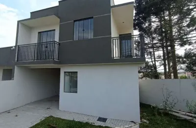 Casa com 3 quartos à venda na rua flor-de-lis, 1210, campina da barra, araucária, 108 m2 por r$ 569.000