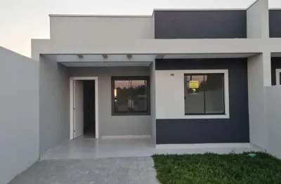 Casa com 3 quartos à venda na rua doutor alceu da silva oliveira, 464, costeira, araucária, 70 m2 por r$ 455.000