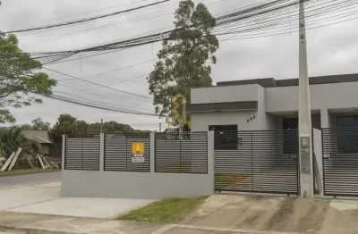 Casa com 3 quartos à venda na rua hortênsia, 543, campina da barra, araucária, 69 m2 por r$ 450.000