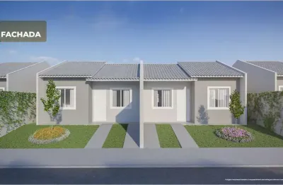 Casa com 2 quartos à venda na rua martins follador, 150, campo largo da roseira, são josé dos pinhais, 51 m2 por r$ 279.000