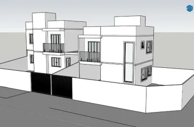 Casa com 2 quartos à venda na rua delegado geraldo bernardi, 247, campina da barra, araucária, 67 m2 por r$ 390.000