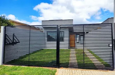 Casa com 3 quartos à venda na rua catarina druszcz gotfrid, 418, passauna, araucária, 69 m2 por r$ 490.000