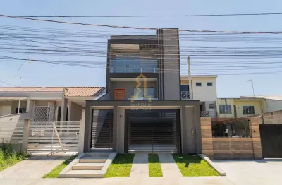 Casa com 3 quartos à venda na rua arnaldo antônio senegaglia, 52, cachoeira, araucária, 173 m2 por r$ 1.190.000