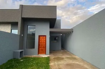 Casa com 3 quartos à venda na rua ponta grossa, 575, iguaçu, araucária, 70 m2 por r$ 519.000