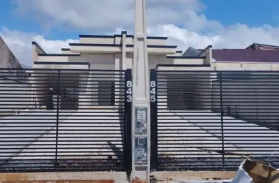 Casa com 3 quartos à venda na rua jean becue, 845, costeira, araucária, 112 m2 por r$ 600.000