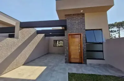 Casa com 3 quartos à venda na rua oscar renaud, 129, iguaçu, araucária, 85 m2 por r$ 680.000
