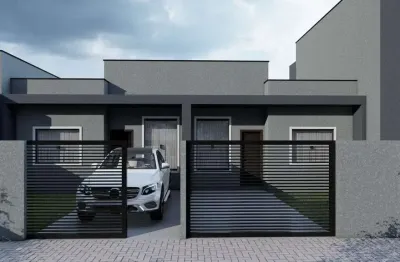 Casa com 2 quartos à venda na Rua Águia, 1098, Capela Velha, Araucária, 54 m2 por R$ 370.000