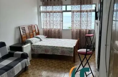 Apartamento com 1 quarto para alugar na avenida presidente wilson, 270, josé menino, santos, 34 m2 por r$ 1.800