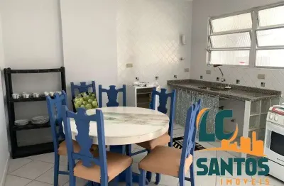 Apartamento no boqueirão de 2 dormitórios e suíte na quadra da praia em santos - 98m²
