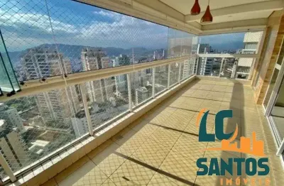 Apartamento com 2 quartos à venda na praça fernandes pacheco, 10, gonzaga, santos, 110 m2 por r$ 1.595.000