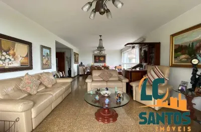 Apartamento com 4 quartos à venda na rua oswaldo cruz, 559, boqueirão, santos, 194 m2 por r$ 1.600.000