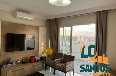 Apartamento com 3 quartos à venda na avenida ana costa, 465, gonzaga, santos, 182 m2 por r$ 1.700.000