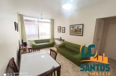 Apartamento com 1 quarto à venda na avenida presidente wilson, 18, gonzaga, santos, 60 m2 por r$ 585.000