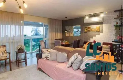 Apartamento com 3 quartos à venda na av bartolomeu gusmao, 22, boqueirão, santos, 134 m2 por r$ 840.000