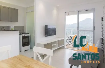 Apartamento com 2 quartos à venda na rua maria dos reis, 4511, morro nova cintra, santos, 62 m2 por r$ 350.000